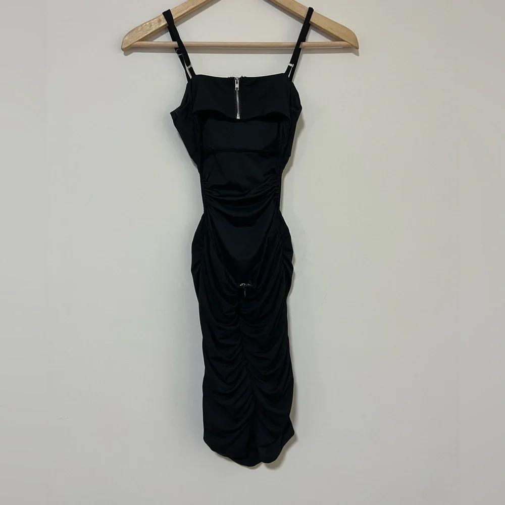- Sky to Moon Ruched Cut Out Girl’s Mini Dress. Like New. Size M
